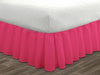 Luxury Hot Pink Ruffled Bed Skirt