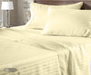Ivory Stripe Waterbed Sheets