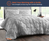 Light Grey Pinch Comforter Set