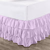 Lilac Multi Ruffle Bed Skirts