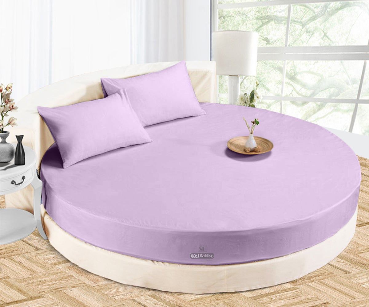 Luxury Lilac Round Sheet Set