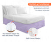 LILAC PLEATED BED SKIRT