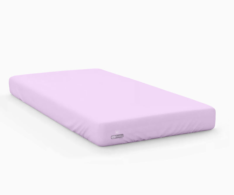 Lilac Fitted Crib Sheets