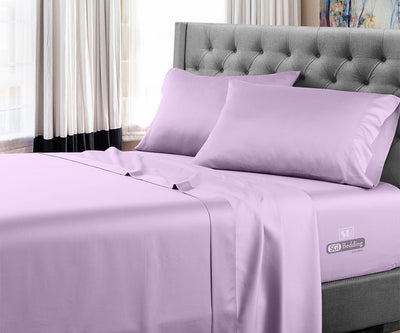 Lilac Bed King Size Sheets