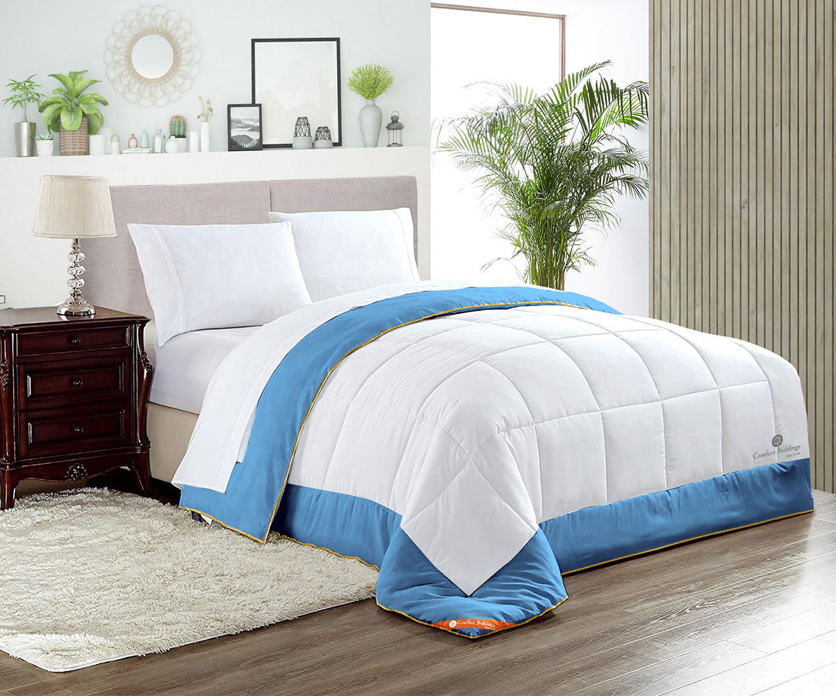 Mediterranean Blue Dual Tone Comforter