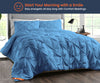 Mediterranean Blue Queen Size Pinch Comforter