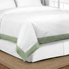 Moss Two Tone Duvet Cover with Pillowcases - 1000 & 600 Thread Count