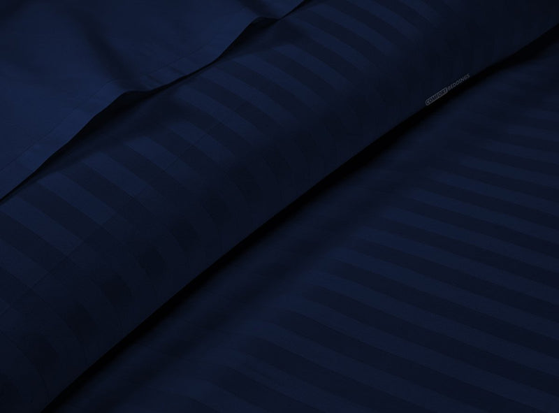 Navy Blue Stripe Bed in a Bag