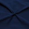 Navy Blue Pinch Bed Skirt