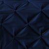 Navy Blue Pinched Bed Runner