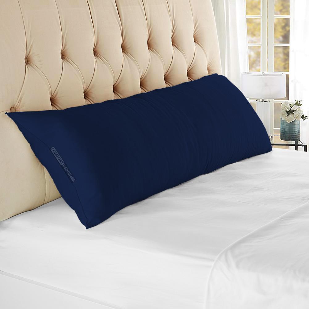 Navy Blue Body Pillow Case