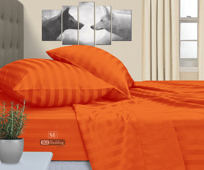 Orange stripe RV sheets