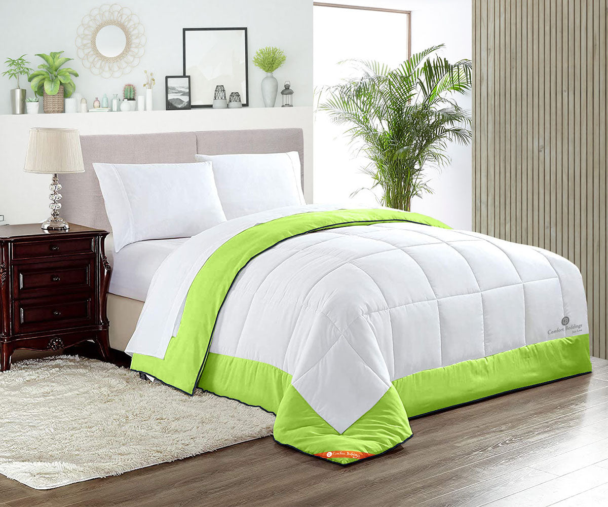 Parrot Green Dual Tone Comforter