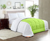 Luxurious Parrot Green contrast comforter Sets
