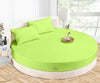 Parrot Green Round Bed Sheets 100% Egyptian Cotton