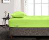 Luxury Parrot Green Fitted Sheets Set