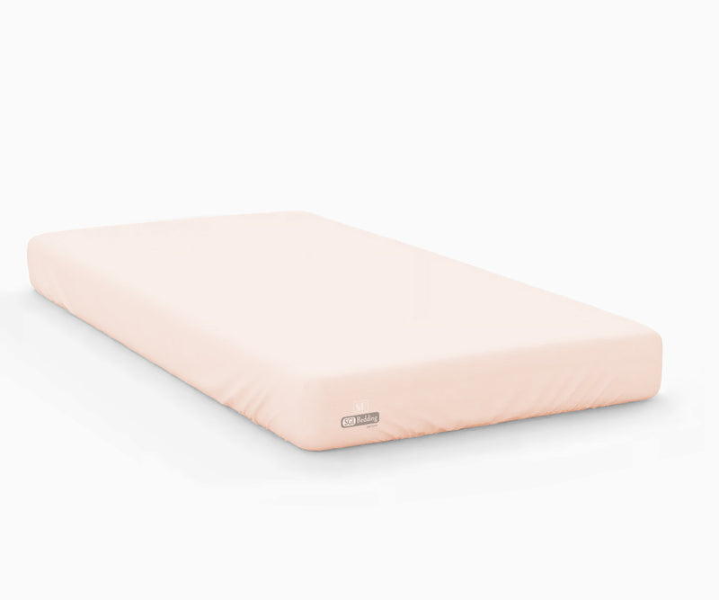 Peach Fitted Crib Sheets