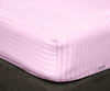 Luxury Pink Striped Fitted Sheets
