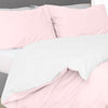 Luxury Pink Reversible Duvet Cover Set