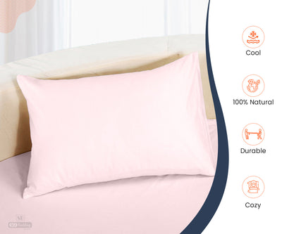 Beautiful Pink Round Bed Sheets Set
