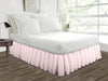 Luxury Pink Ruffled Bed Skirt
