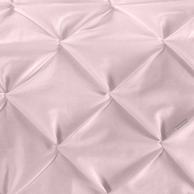 Luxury Pink Pinch Bed Runner set