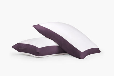 Most Selling Plum Two Tone Duvet Cover
