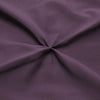 Luxury Plum Pinch Bed Skirt