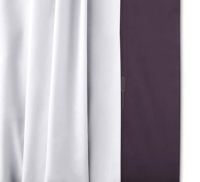 Luxury Plum Two Tone Bed Skirt