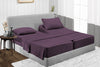 Plum Split King Sheets