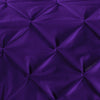 Luxury Purple Pinch Bed Runner Set