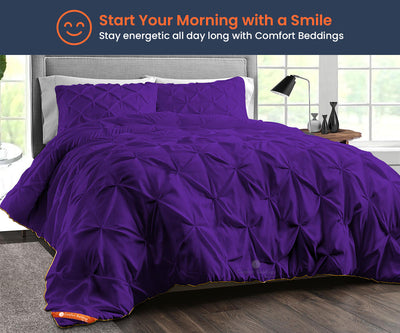 Purple Pinch Queen Size Comforter