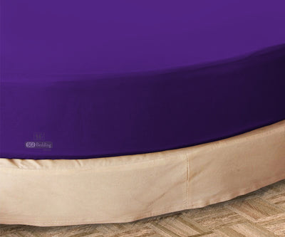 Luxury Purple Round Sheet Set 100% Egypitan Cotton