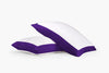 Classy purple - white two tone pillow cases