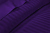 Purple Stripe Split King Sheets Set