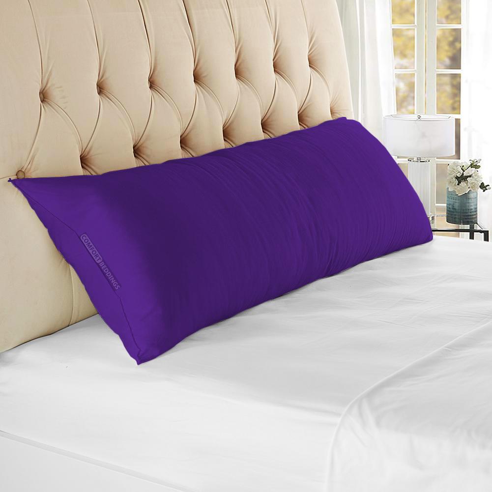 Purple Body 20x54 Pillow Covers