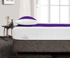 Luxury Purple & White Contrast Fitted Sheets