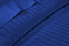 Royal blue Stripe Split King Sheets Set