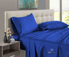 Royal Blue Stripe King Size Sheet Sets