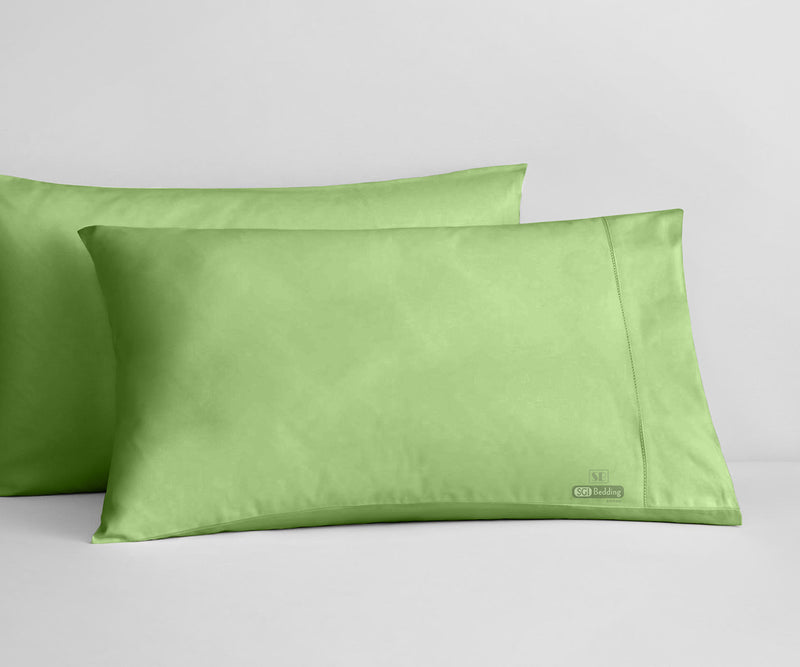 LUXURY SAGE PILLOWCASES