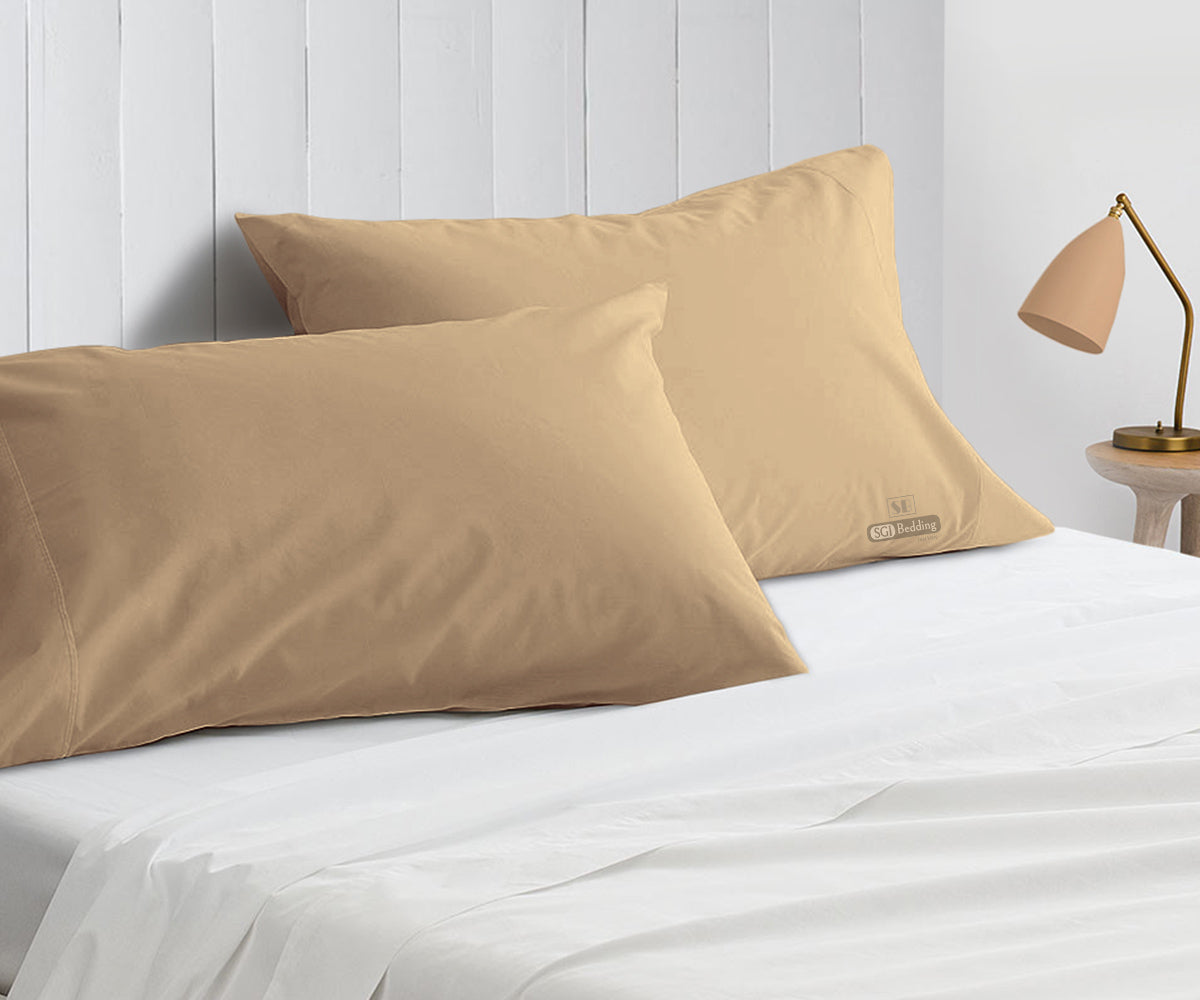 LUXURY TAUPE PILLOWCASES