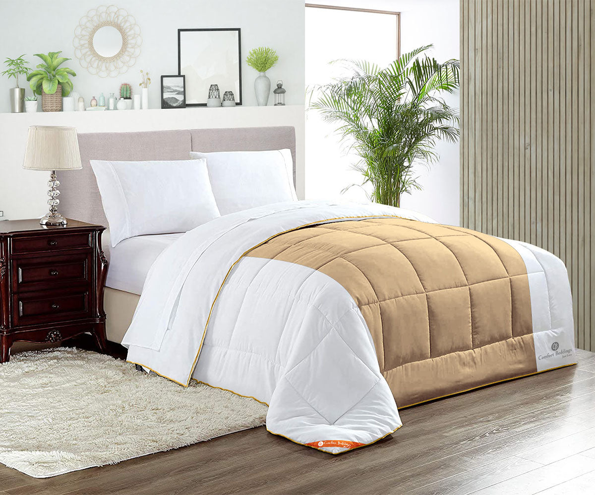Taupe Contrast Comforter