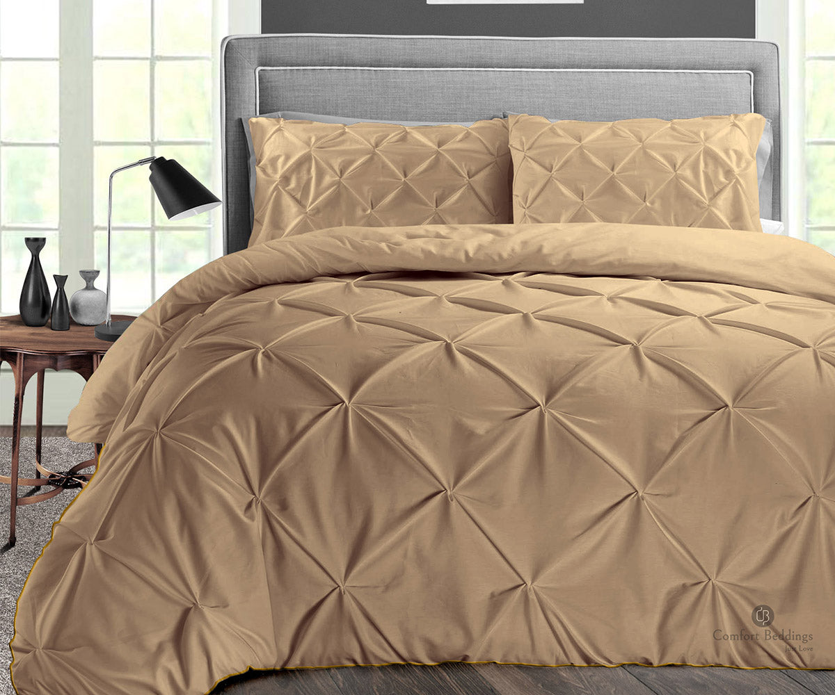 Taupe Pinch Comforter