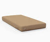 Taupe Fitted Crib Sheet