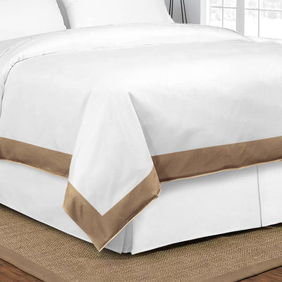 Most Selling Taupe Two Tone Duvet Cover