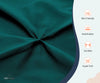 LUXURY TEAL PINCH PLEAT DUVET COVER