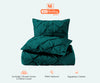 LUXURY TEAL PINCH PLEAT DUVET COVER