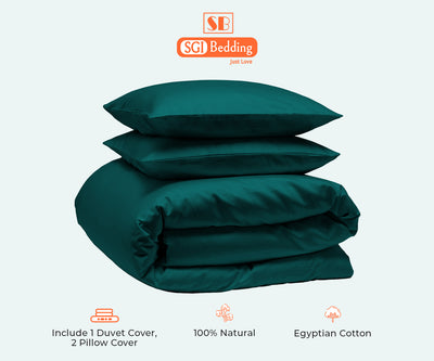 queen teal duvet cover