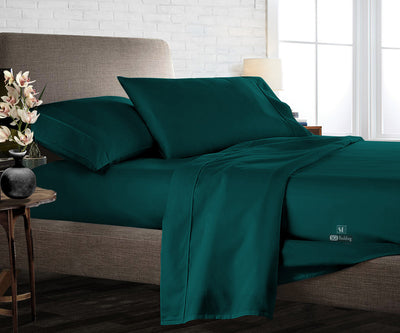 Teal King Size Flat Sheets