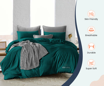 teal duvet cover twin